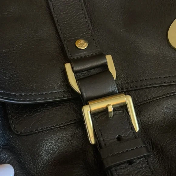 Mulberry Black Leather Satchel - Picture 8 of 12
